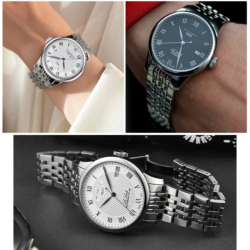 High-quality metal stainless steel watch strap for Tissot T-CLASSIC Le Locle T41 T006 T95 T17 steel watch for both men and women