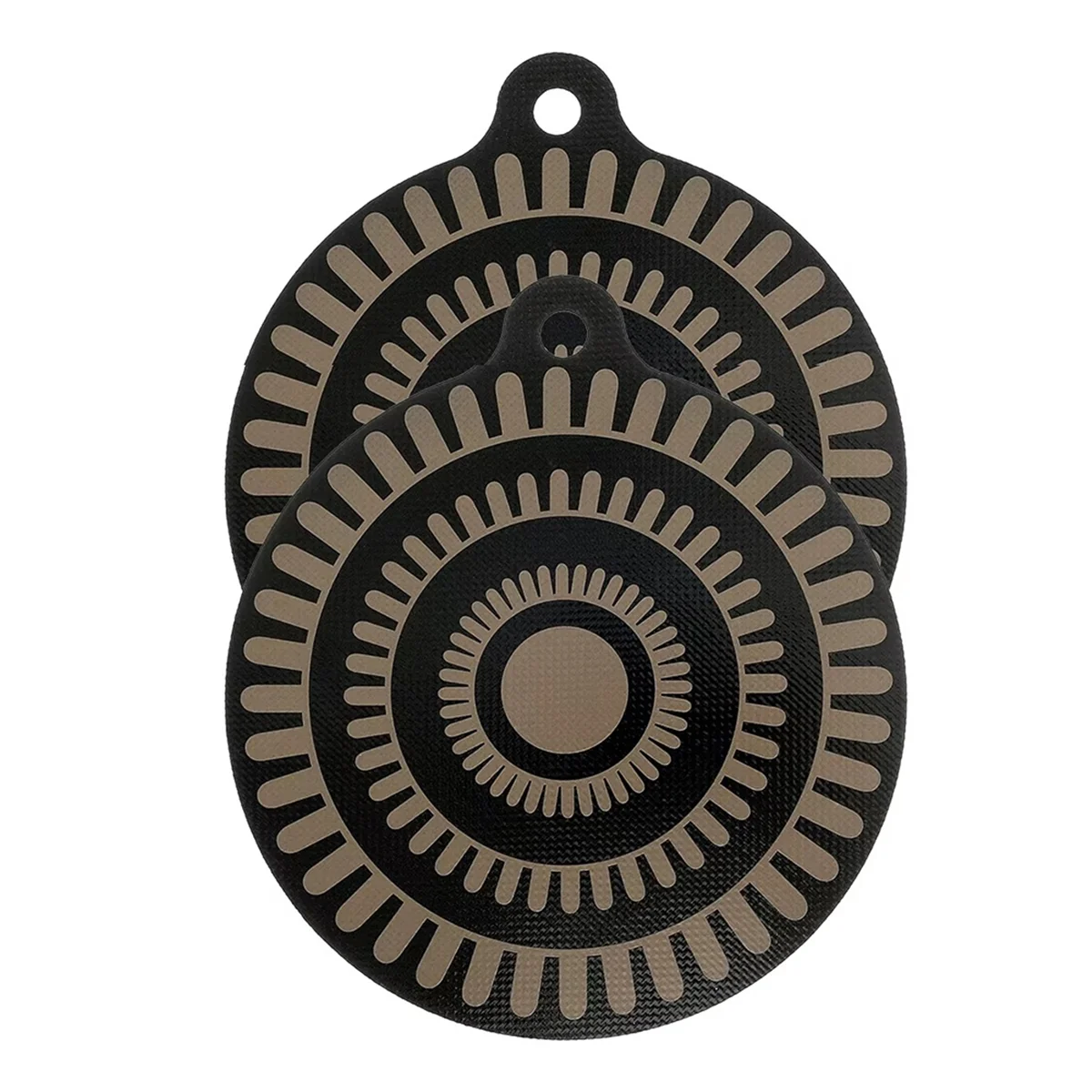 AT16 Thermochromic Silicone Induction Cooktop Protector Mat, Silicone Mat for Induction Cooktop,Countertop Protectmat 2Pcs