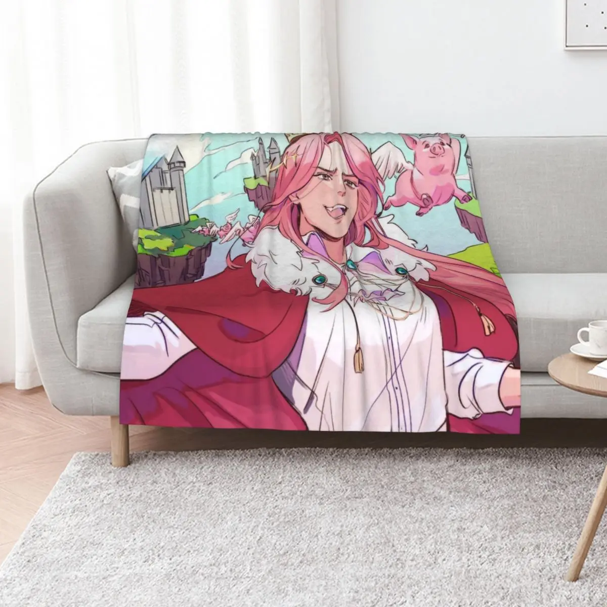 Technoblade Smile Throw Blanket Blankets For Sofas Hairys Luxury Designer Decorative Sofa For Decorative Sofa Baby Blankets