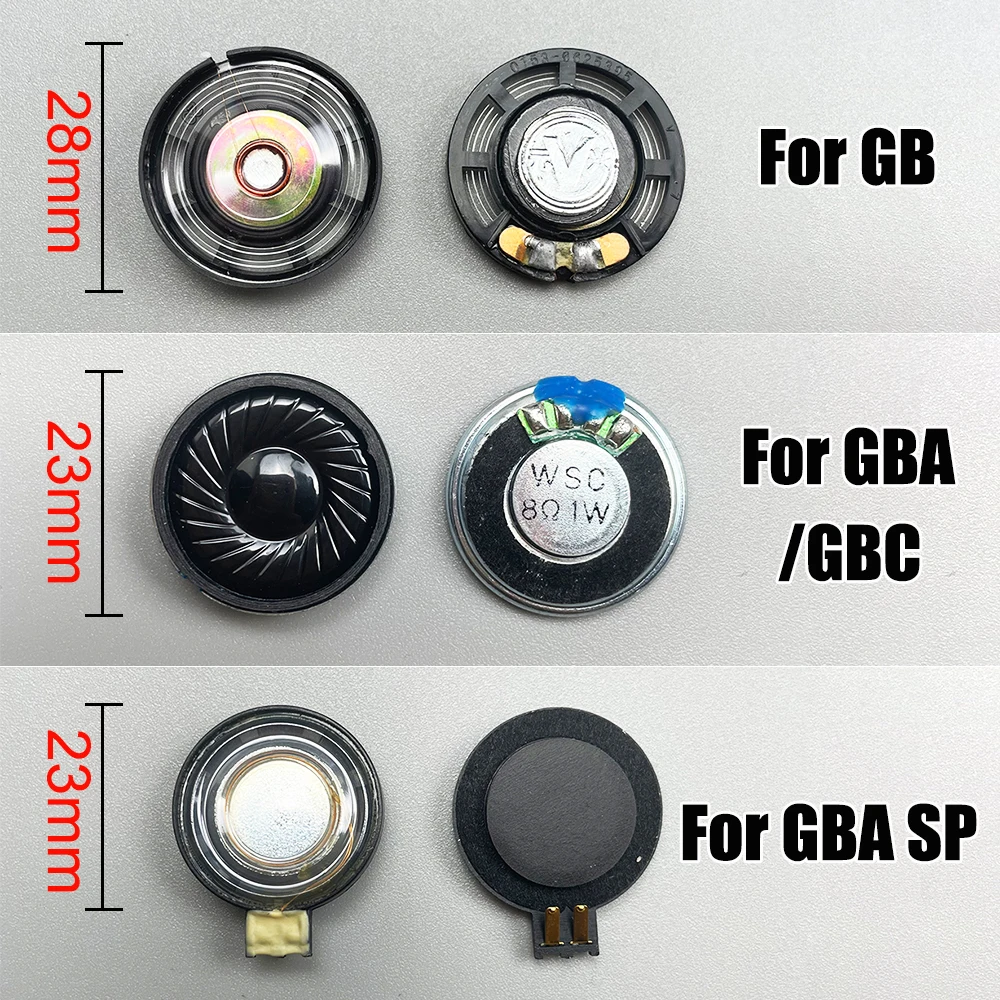 GSF 1PC 23mm 28mm Louder Speaker For GB GBC GBA GBP For GBA SP LoudSpeaker