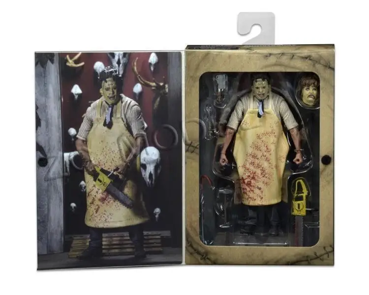 20cm NECA Texas chainsaw killer leather face Leatherface 40th anniversary edition action figurine Collection Gift view 6