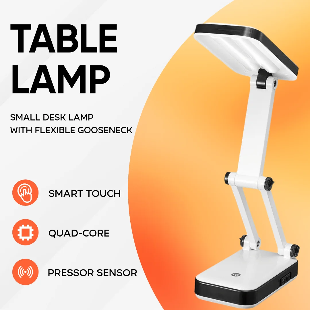 

Desk Lamp USB Rechargeable LED Lamp Eye Protection Reading Light Touch switch bedroom lamps Light Adjustable Desk lamp