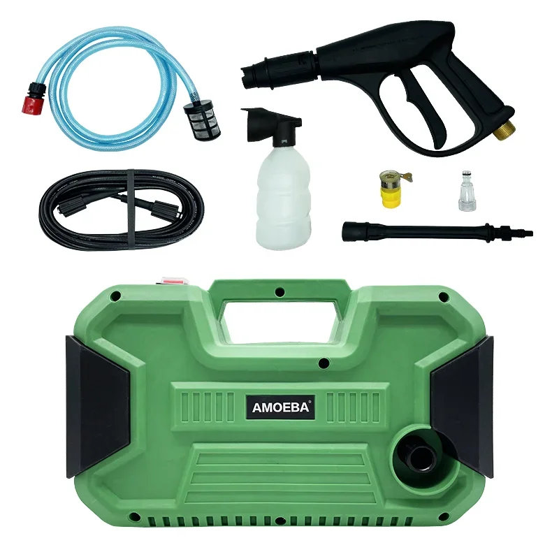 Hot Water Car Wash Machine 24V Car Wash Gun Cordless Lithium Battery Power Wash Gun