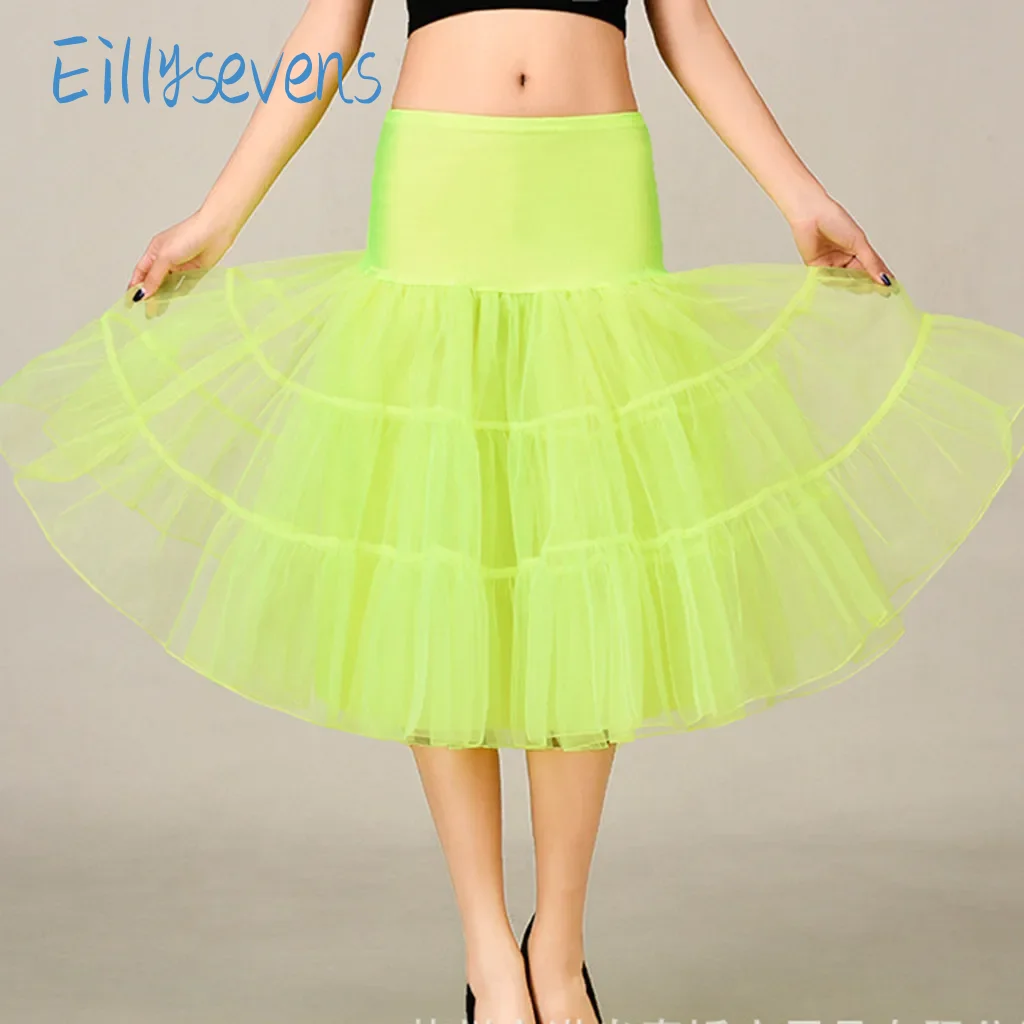 Women'S Fashion Tutu Skirts High Waist Splicing Mesh Solid Color Tutu Skirts Classic Prom Performance Costume Tutu Skirts