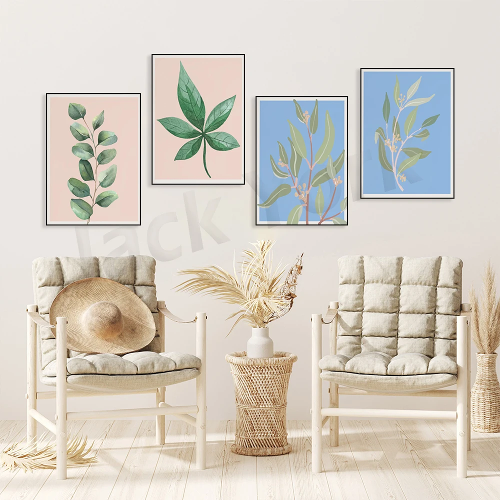 Picture 4: Eucalyptus Prints, Leaf Prints, Botanical Wall Art, Eucalyptus Leaf Art, Green Art Prints, Farmhouse Decor, Greenery Print