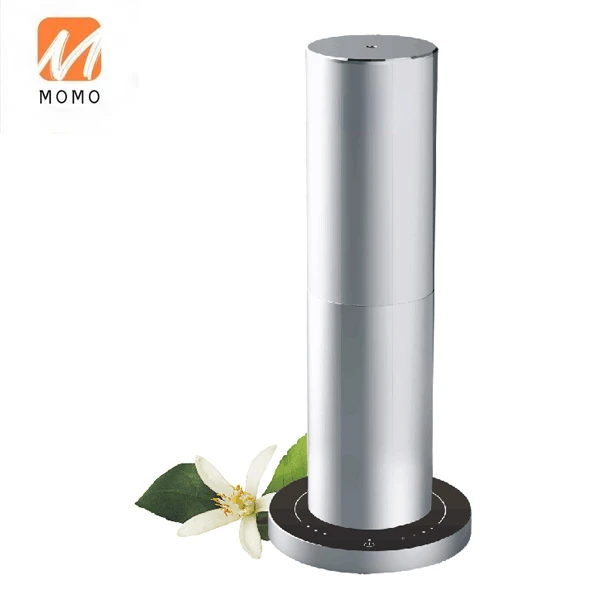 Silver Color Aluminum Touch Screen Control Scent Diffuser Machine For 200m3 Medium Area