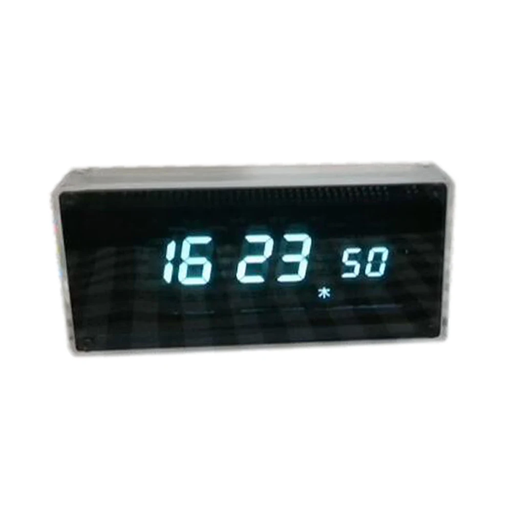 Desktop WIFI CLOCK Digital VFD Clock Electronic Time Creative Fluorescent Screen Gravity Induction TYPEC Power 12/24-hour