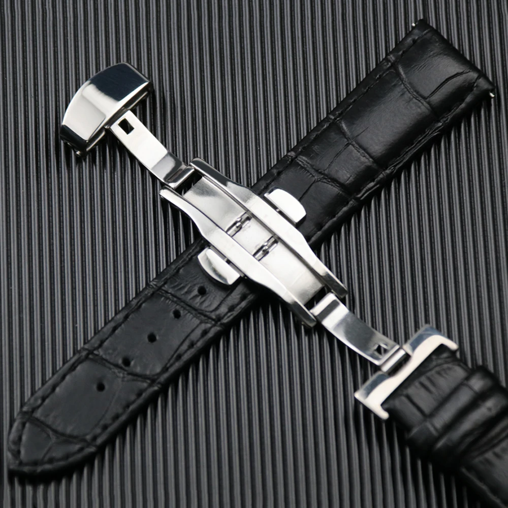 Full Grain  Leather  Watch strap  Handmade Leather Bracelet Accessories 14mm 16mm 18mm 20mm 22mm Top Quality with  Quick release