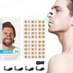 30Days/Box Nasal Breathing Dilators Starter Kits Magnetic Nose Strips Increase Sports Air Intake Improve Sleeping Reduce Snoring