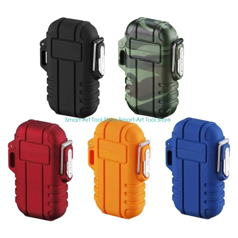 E1PB – briquet à gaz multifonctionnel coupe-vent, rechargeable pour cuisson en plein air, avec verrouillage sécurité pour