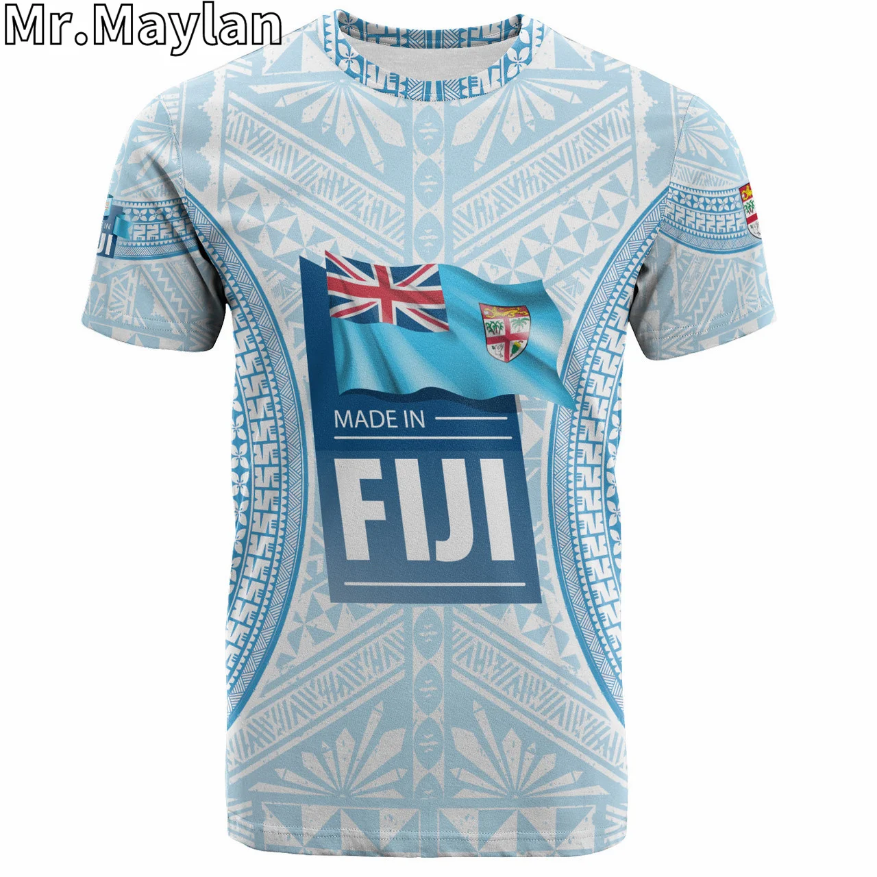 Custom 3D Fiji Polynesian Hawaii T-Shirt Flying Fijians Polynesian Tribal Tattoo Tshirt Men Women Streetwear Unisex Tee Tops