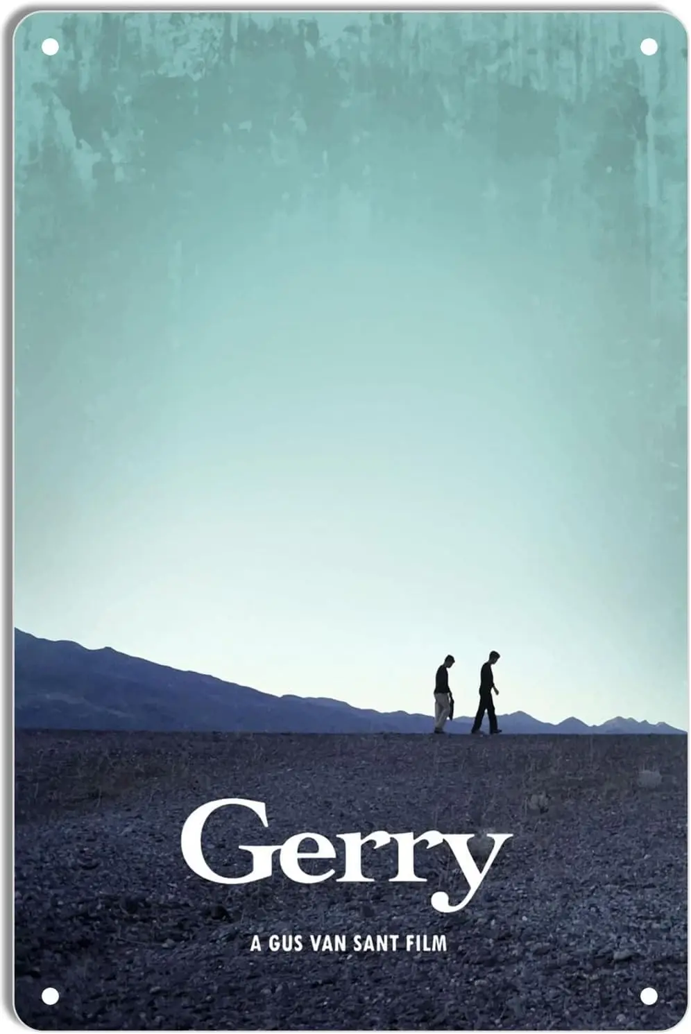 Metal Tin Sign Gerry Minimal Movie Posters for Home Theater Decor and Retro Wall Art 8x12 Inch