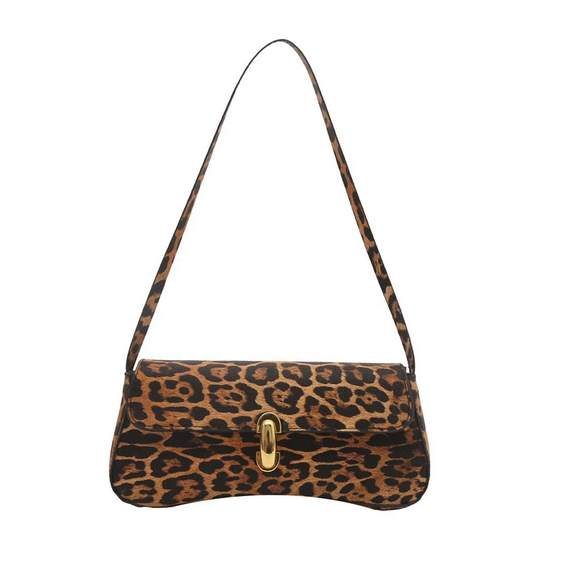 

High-Quality Leopard Print Women's Bag Trendy Casual Small Square Handbag Fashion Women's Shoulder Crossbody Bag