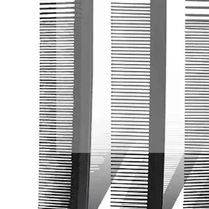 مشط احترافي لقص الشعر باللون الأسود ومضاد للكهرباء الساكنة ومشط لقص الرأس المسطح وفرشاة قص الشعر وأدوات الصالونات وإكسسوارات الشعر والحلاق #1