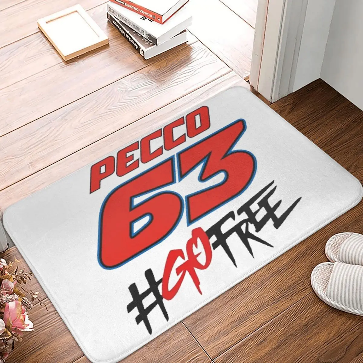 Pecco Bagnaia 63 Go Free Non-slip Doormat Floor Mat Carpet Rug for Kitchen Entrance Home Bathroom Living room Footpad Mats