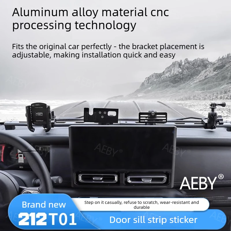 

AEBY For BAIC 212 T01 Car accessories,car phone holder,dashboard,Mobile phone integrated stand,Adjustable stability,non-slip
