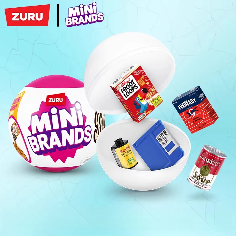 

Zuru Mini Surprise Ball Fingertip Collector Retro Memory Nostalgic Miniature Ornament Supermarket Ball Blind Box Toy