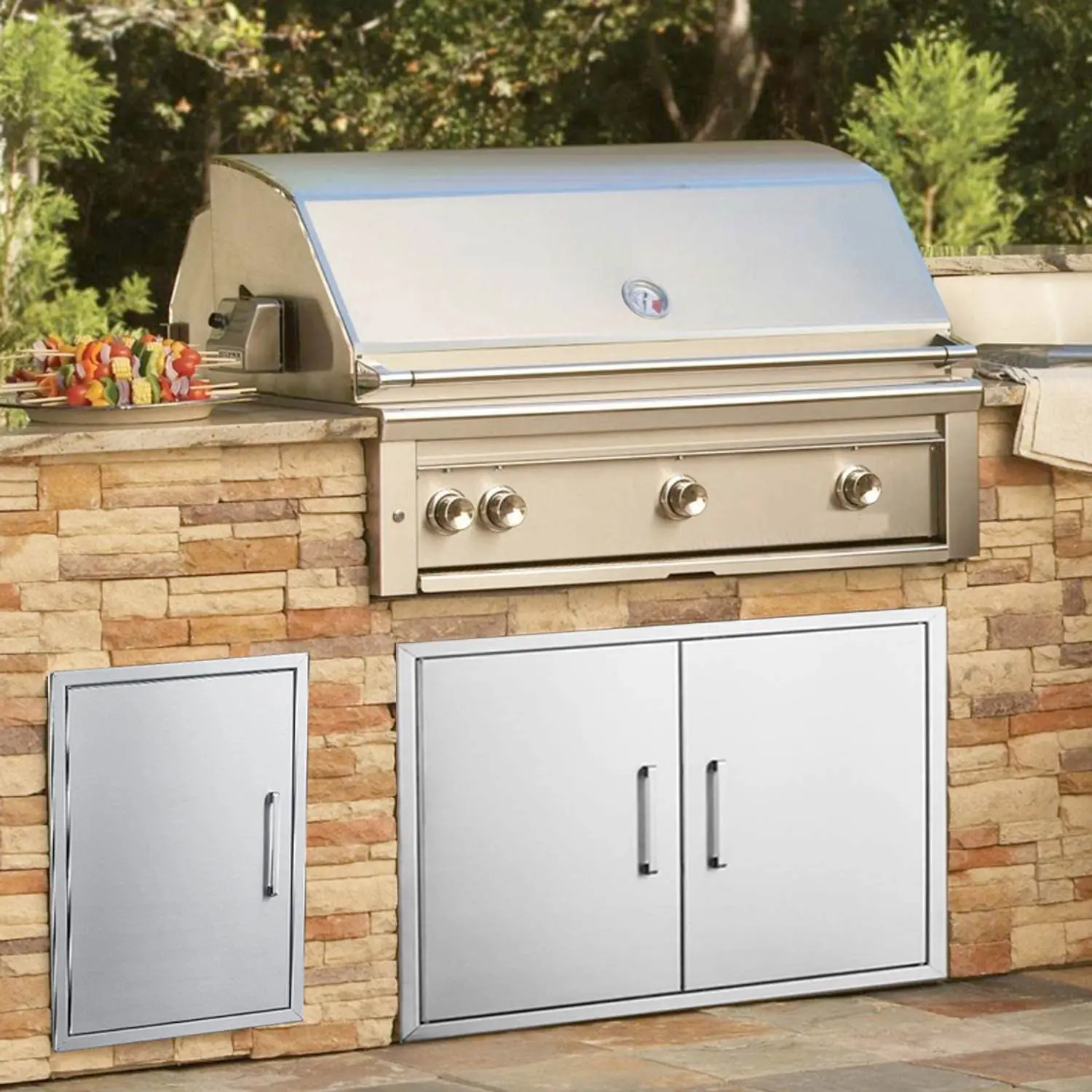 Outdoor Kitchen Doors Stainless Steel 26