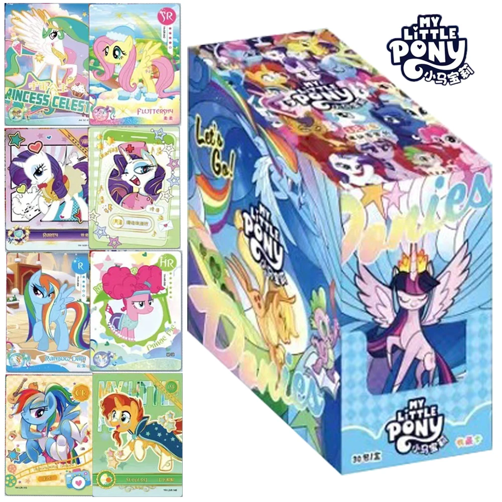 Genuine My Little Pony Card For Children Friendship Magic Party Twilight Sparkle Limited Game Collection Card Toys For Family