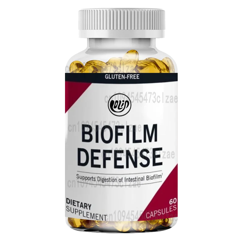 Biofilm Defense -60 Capsules - Helps with Intestinal and Digestive Health - Immune Support - Hypoallergenic