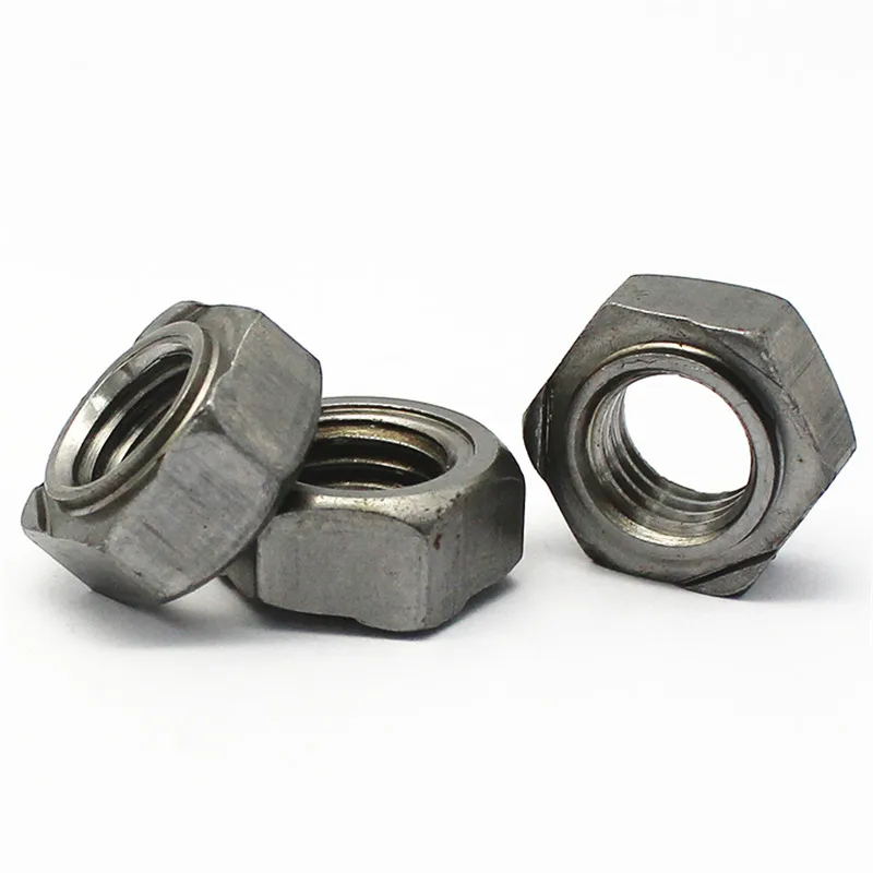 2/20pcs M4 M5 M6 M8 M10 M12 M14 M16 Carbon Steel Hexagon Hex Stud Spot Weld Nut No Solder Point Nut Metric Thread