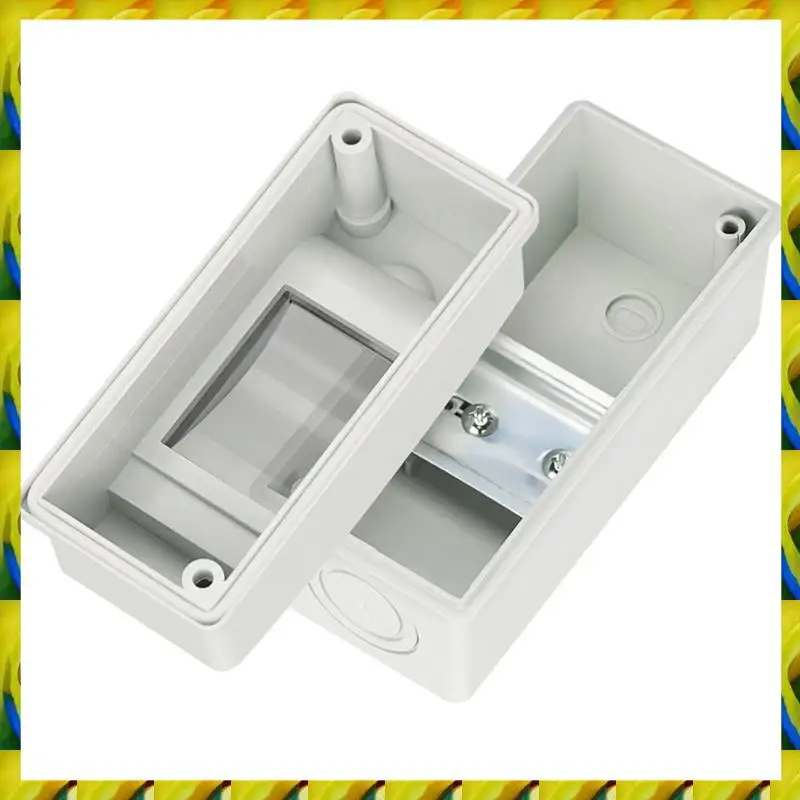 WFF HT-2 IP65 Waterproof Distribution Breaker Box Panel Installation 2 WAY PC Outdoor Electrical MCB Solar Junction Box