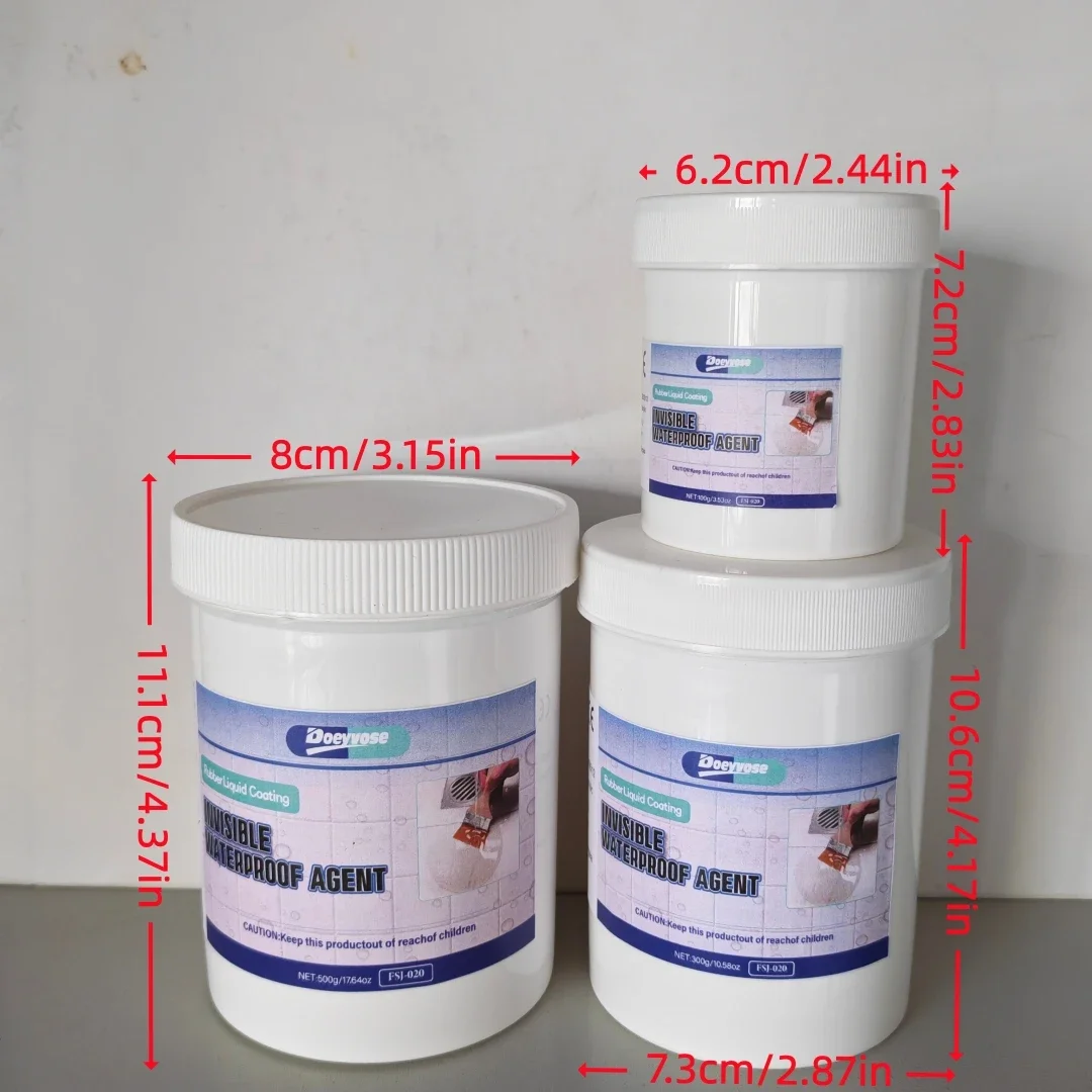 500g/300g/100g Multi-scene  Waterproof Sealant Transparent Anti-Leak Repair Glue For Balcony Roof Bathroom