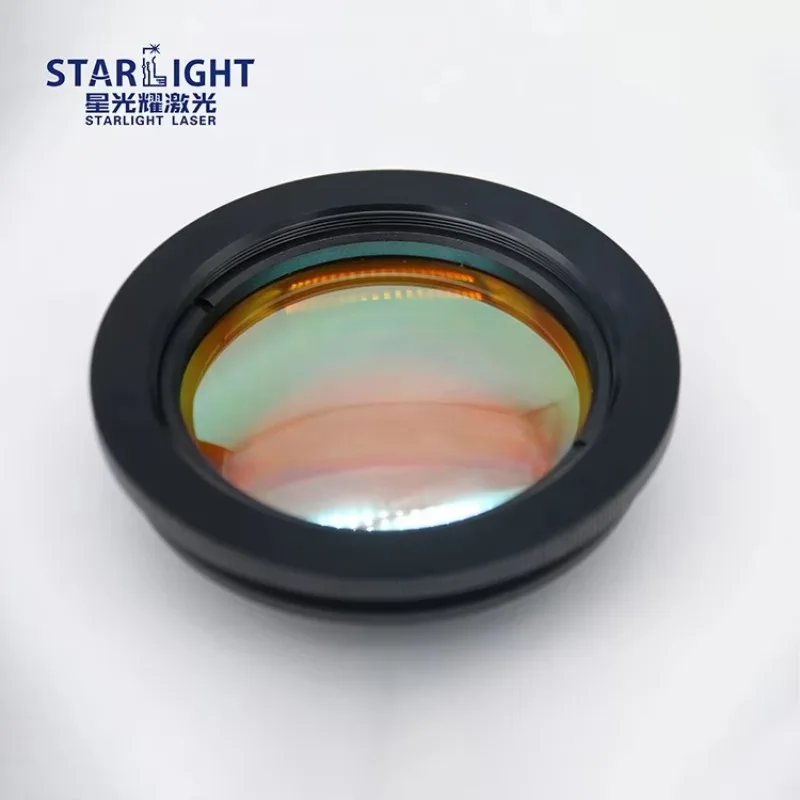 Dual Element ZnSe F-Theta Lens For CO2 Laser 14mm Beam Diameter 10.6um High Precision