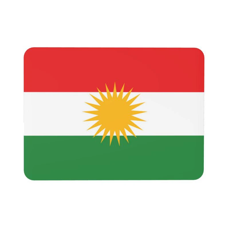 Kurdistan Flag Fridge Magnets Home Decor Magnetic Fridge Magnets Customizable Patterns Soft magnetic refrigerator sticker