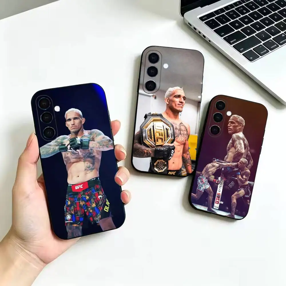 C-Charles Oliveira Shockproof Phone Case For Samsung Galaxy A52 42 32 22 12 02S 72 73 51 41 31 21S 71 Shockproof, Black Cover