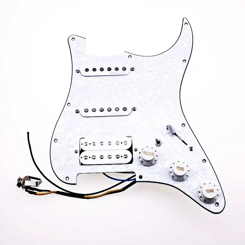 Wilkinson ST Alnico5 SSH Electric Guitar Pickups 7-Way Type Fully Loaded Pickguard for Enhanced Sound Quality view 2