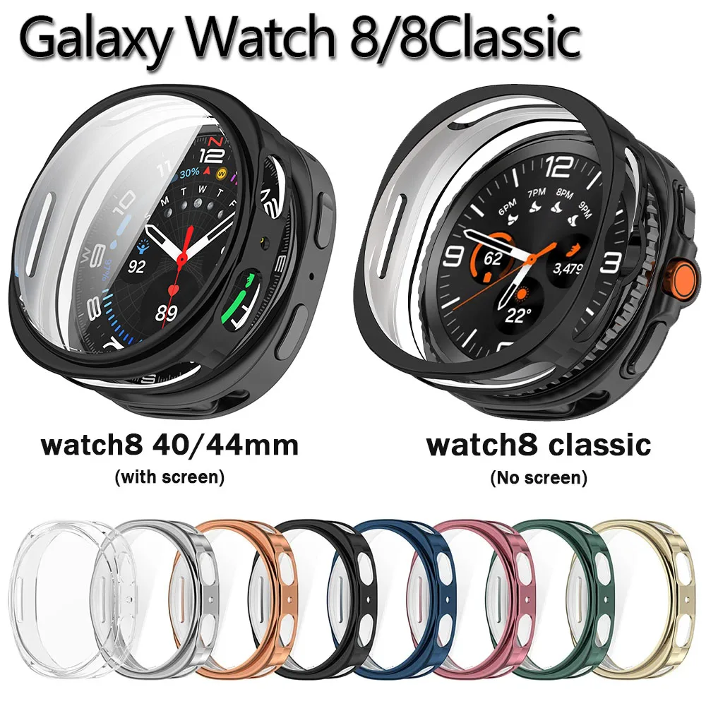 yZ[zSamsung Galaxy Watch8 40mm 44mmp\tgP[XAXN[veN^[TPUAI[Ehop[یJo[AWatch 8 Classic 46mmVF