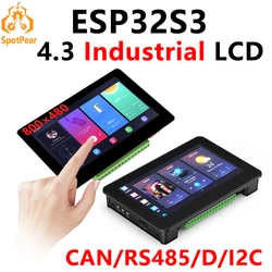 ESP32 S3 4,3-Zoll-LCD (B) 800 x 480 Captive TouchScreen-Anzeigetafel LVGL mit Sensor CAN I2C RS485