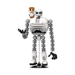 MOC The Wild Robot Building Blocks Model Robot Movie Roz and Brightbill Figures Bricks DIY Assembly Toys Kids Birthday Gifts