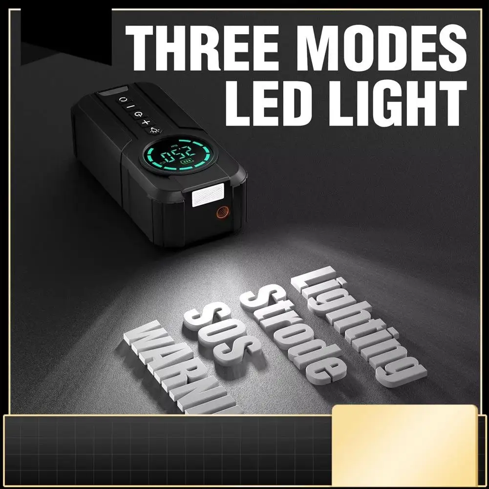 

Car Emergency Start Air Pump Battery Start Equipment Auto Tyre Inflator 10000Mah