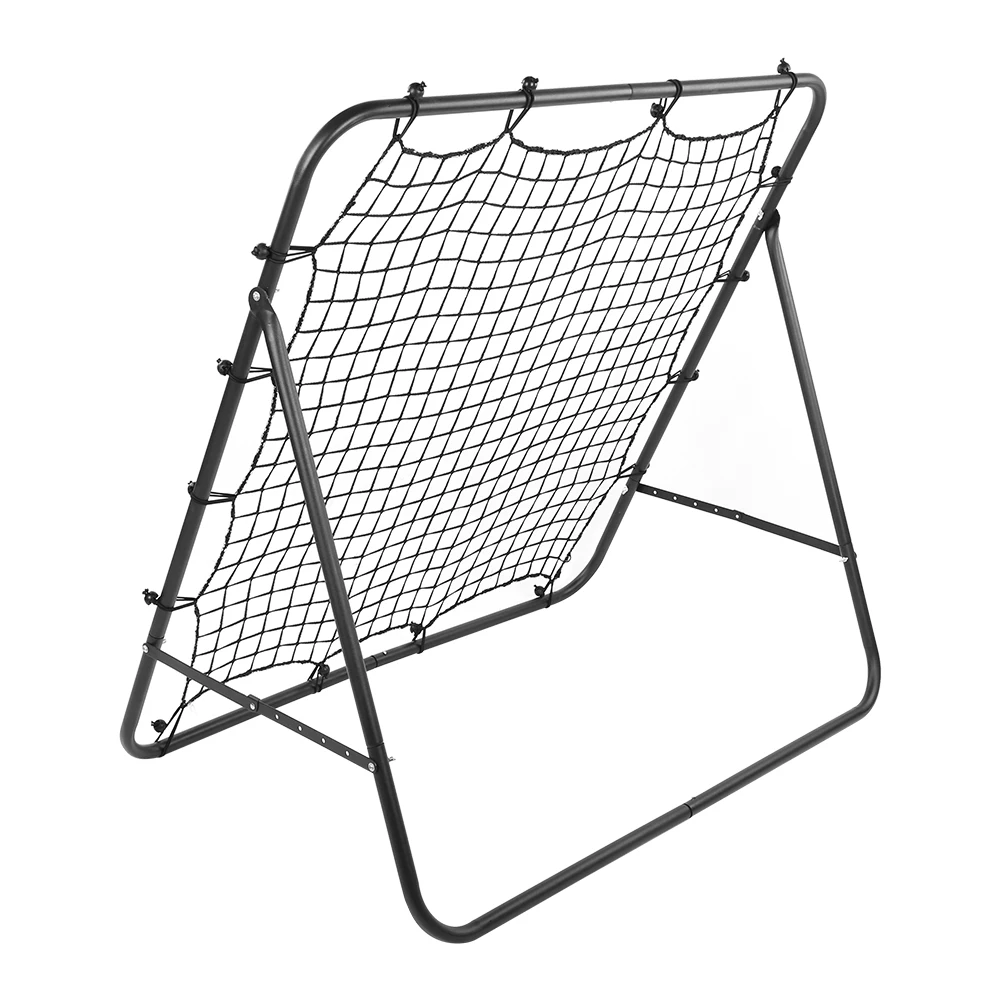 Steel Collapsible Football Rebound Target Net Adjustable Soccer Bounce Goal Mesh Shooting Assist Training Equipments