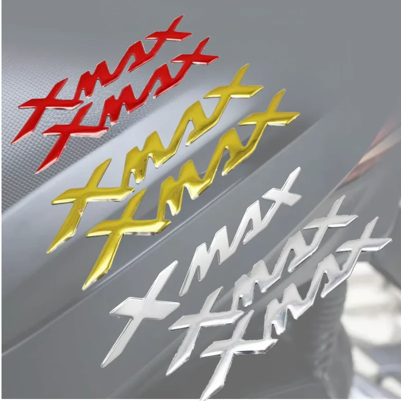 For Yamaha X-MAX XMAX 125 250 300 400 Side 3D Stickers Emblem Fender Oil Fuel Tank Logo Badge Decal Motorcycle Accessories