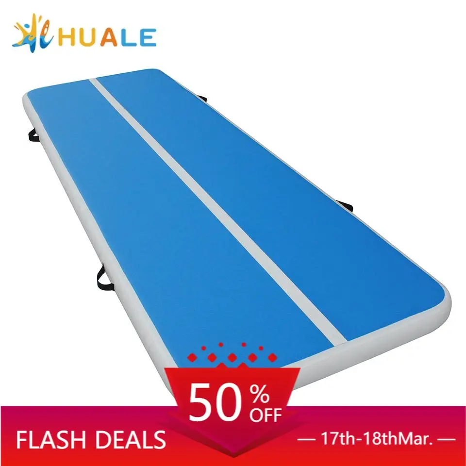 Inflatable Air Track Tumbling Mat CE Certified for Gym Home Training Cheerleading Gymnastics Landing DWF Drop Stitch Wholesale