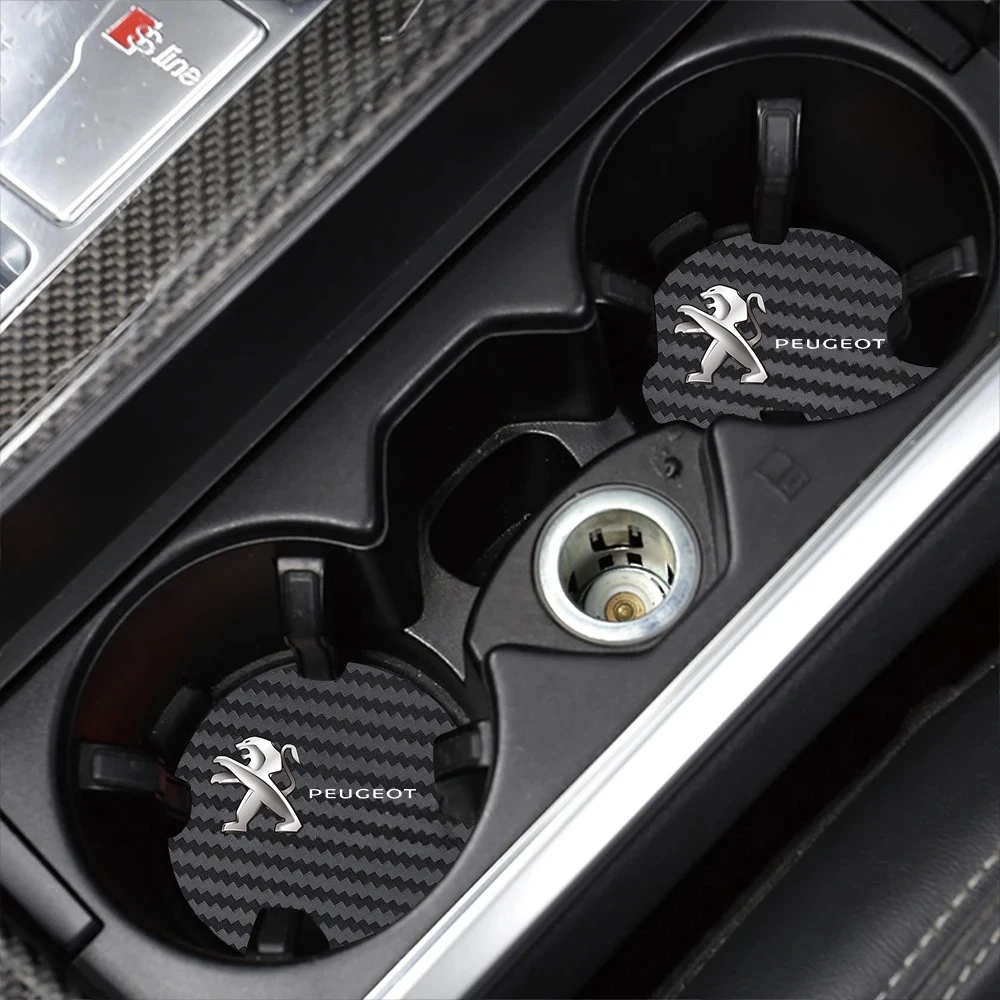 

Автомобильная подставка для воды, противоскользящая накладка, автоаксессуары для Peugeot 407 3008 307 308 206 508 208 207 607 106 301 408 5008