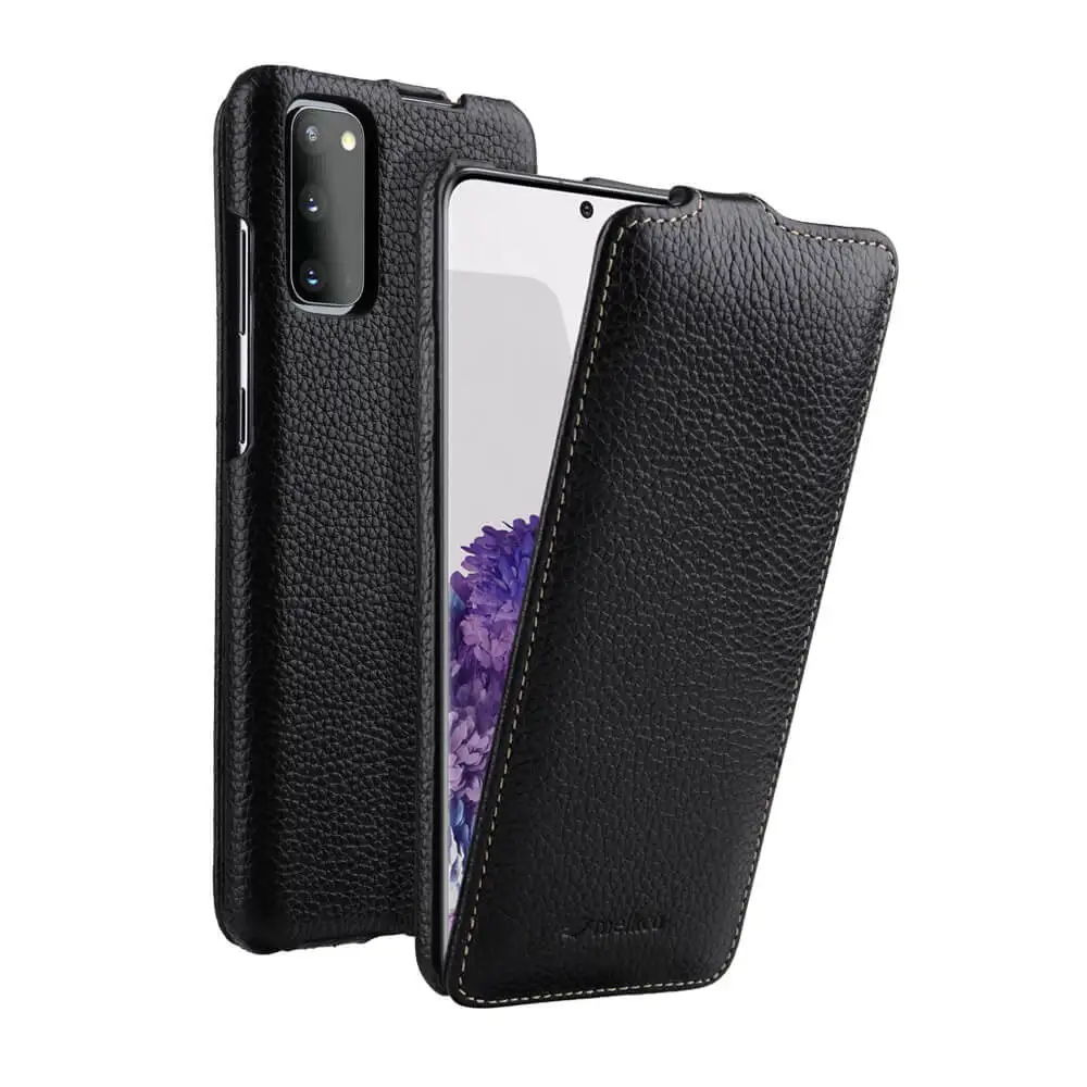 

New Luxury Cowhide Flip Cover For Samsung S20 Plus Real Full Grain Genuine Leather Phone Case For Galaxy S20+ Ultra Black Green