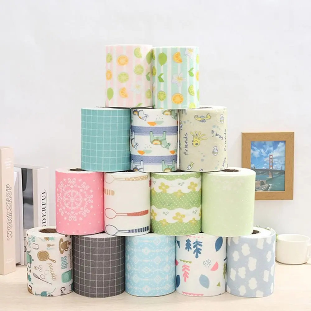 Non-woven Sink Tape Waterproof Self-adhesive Toilet Caulk Tape Cartoon Moisture-absorbing Window Water-absorbing Sticker