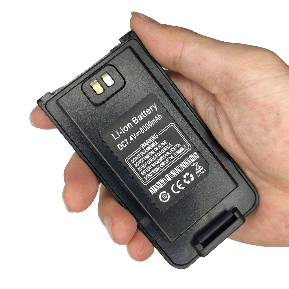 Baofeng UV-9R Plus Batterij Type-C Vergroten Oplaadbare Batterij Met Oplaadgat Voor UV 9R Pro Walkie Talkie UV9R PLUS Radio