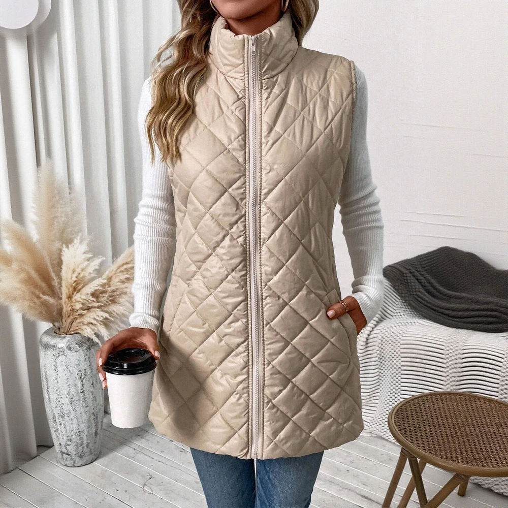 

Casual Round Neck Vest Fashion Women's Top Decoration-Free Comfortable Fit For Various Occasions