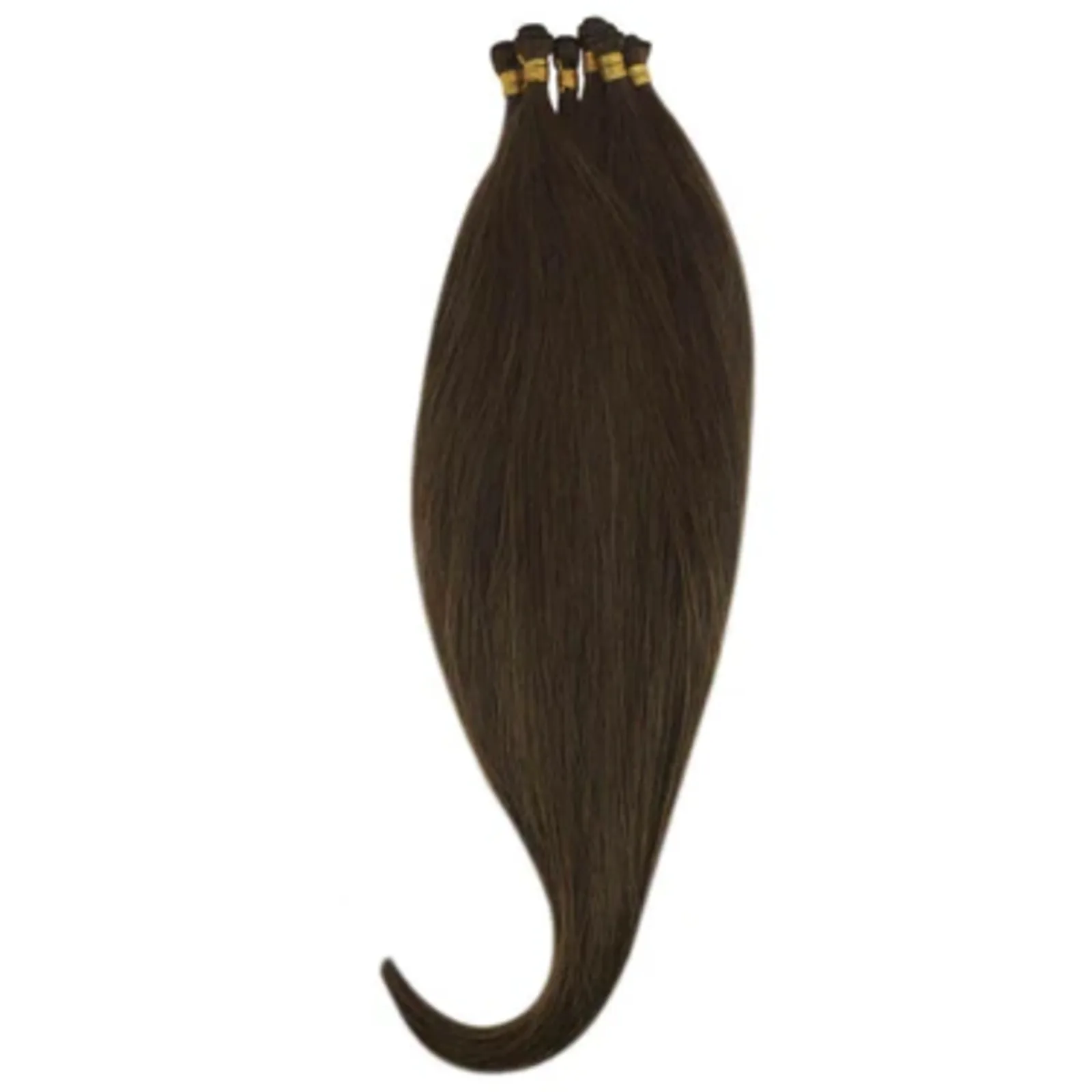 Procureur gSee-Bundles de cheveux vierges noués à la main pour femme, trame de cheveux cousue à la main, qualité supérieure, 14-24 pouces, 12 mois