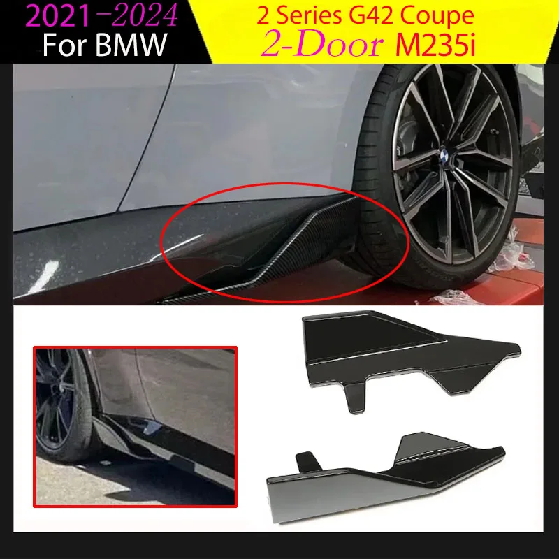 

Car Lower Kit for BMW 2 Series G42 Coupe M235i 2022-2024 2 Door Side Skirt Splitter Corner Trim Rear Lip Canard Guard Auto Parts