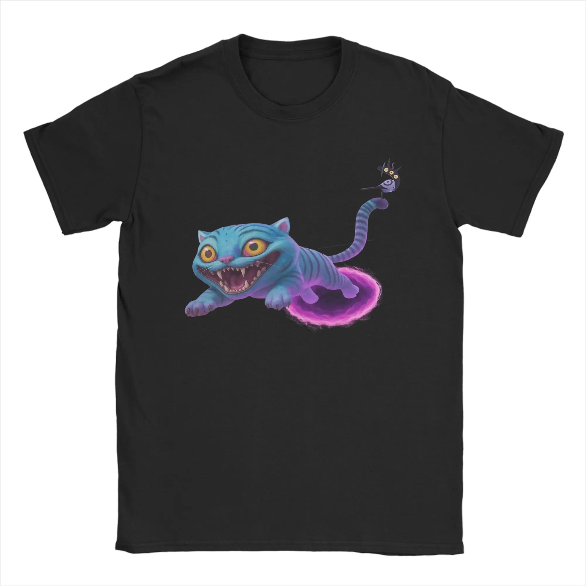 

KPOP DEMON HUNTERS DERPY THE TIGER WITH SUSSIE Cotton T Shirt Man Summer Streetwear T-Shirts Comfortable Hip Hop Tees Plus Size