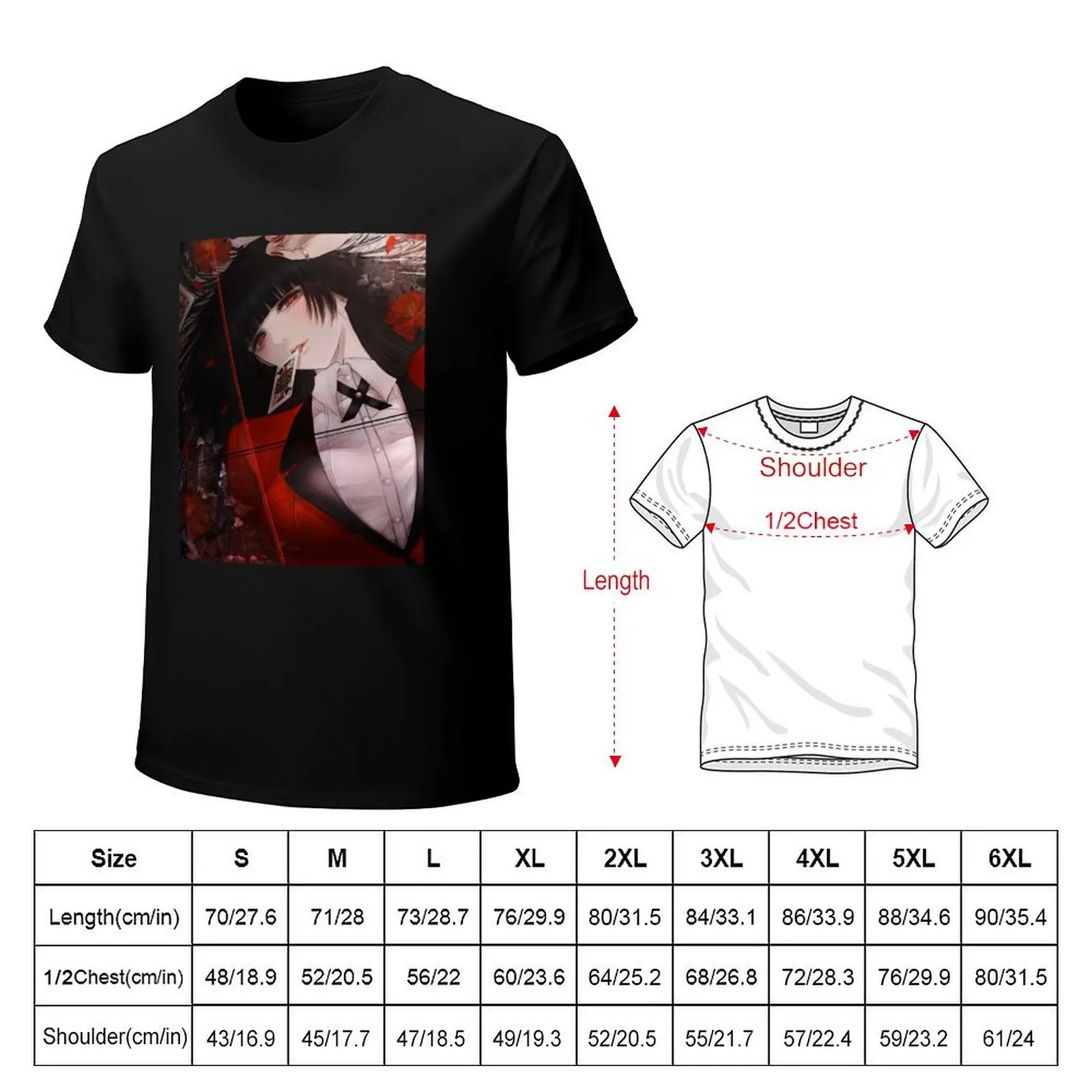 kakegurui T-Shirt anime t shirts new edition plus size tops funny t shirts men