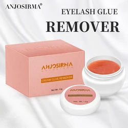 ANJOSIRMA 1 Box Eyelashes Extension Glue Remover Cream 12g Fresh Peach Scent Lash Adhesive Low Irritation Remover