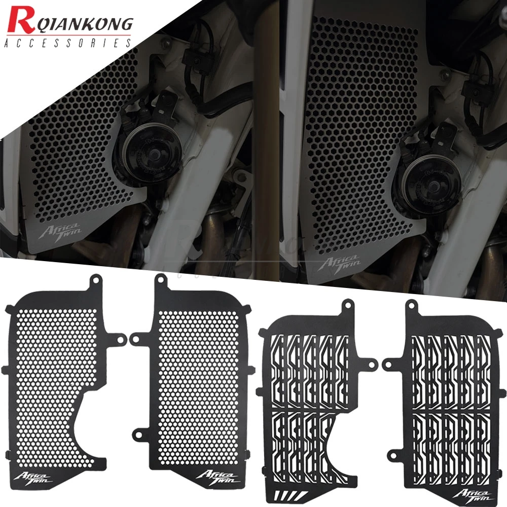 

Motorcycle Accessory For Honda CRF1100L Africa Twin 2020-2021-2022-2023-2024-2025 Aluminum Radiator Guard Grille Cover Protector