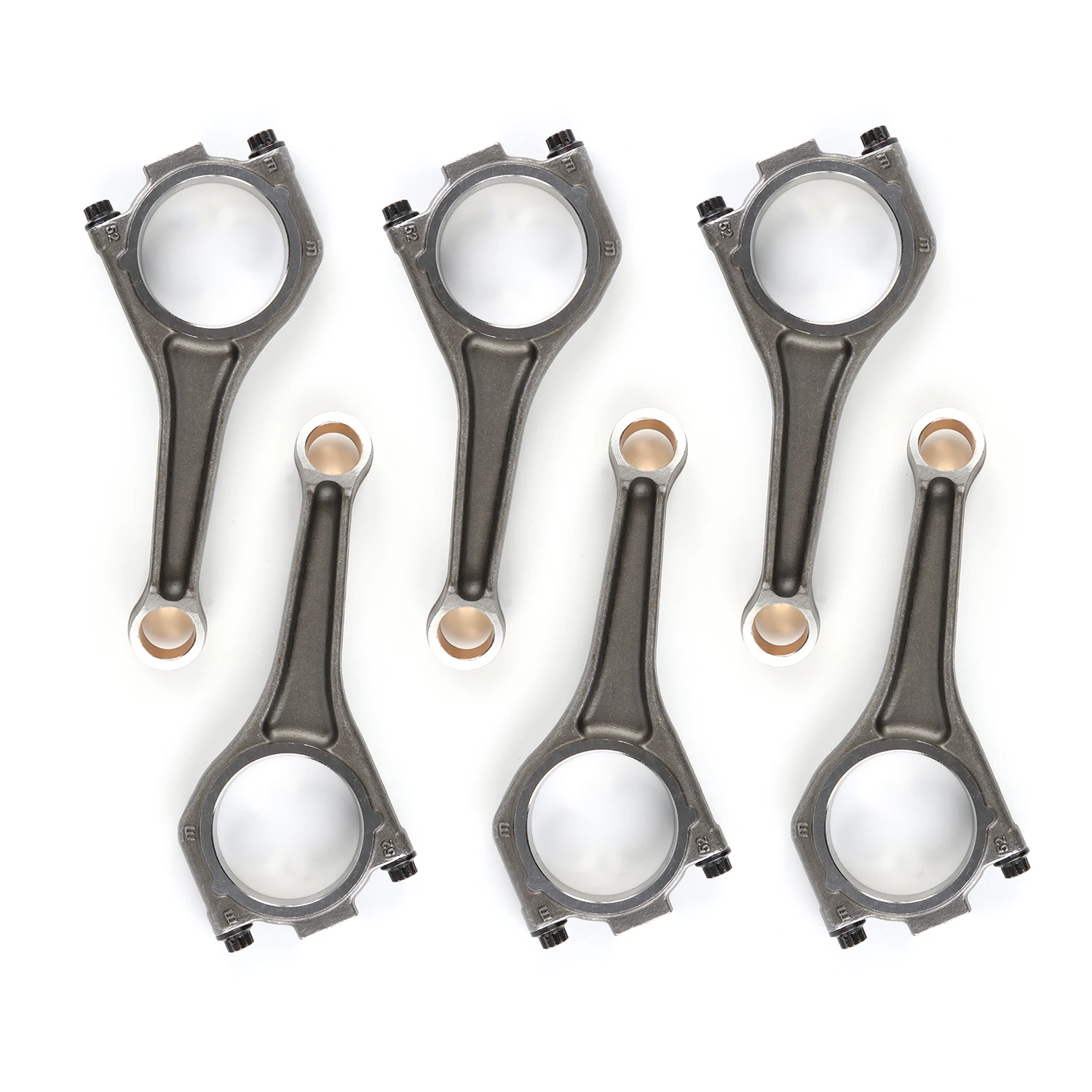 6pcs Engine Connecting Rods for Jaguar F-Pace F-Type XF XJ Land Rover Discovery Range Rover LR4 3.0L V6 2014-2020 Car Parts